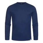Tom Fyfe Longsleeve Merino Herren Dunkelblau/Blau