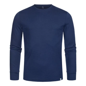 Tom Fyfe Longsleeve Merino Herren Dunkelblau/Blau Tom Fyfe Longsleeve Merino Herren Dunkelblau/Blau
