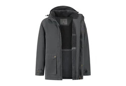 MGO Outdoorjacke Mason Jacket Dunkelgrau/Grau/Schwarz