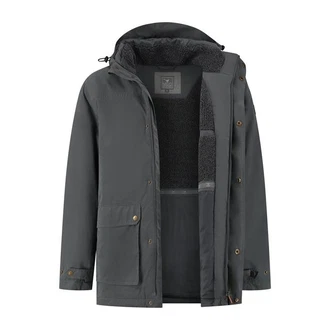 MGO Outdoorjacke Mason Jacket Dunkelgrau/Grau/Schwarz