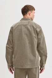 !Solid Langarmhemd SDMEYER Khaki/Dunkelgrün/Grau/Braun