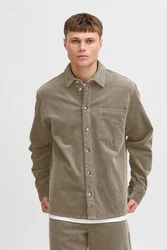 !Solid Langarmhemd SDMEYER Khaki/Dunkelgrün/Grau/Braun