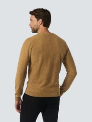 NO EXCESS Strickpullover Braun/Gelb/Beige
