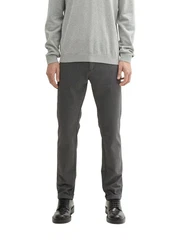 TOM TAILOR Chinohose JERSEY SLIM CHINO Grau/Hellgrau