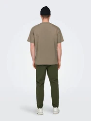 ONLY & SONS T-Shirt ONSFred Khaki/Braun/Beige/Grau