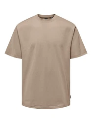 ONLY & SONS T-Shirt ONSFred Khaki/Braun/Beige/Grau