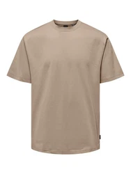 ONLY & SONS T-Shirt ONSFred Khaki/Braun/Beige/Grau