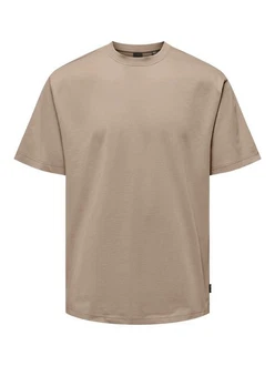 ONLY & SONS T-Shirt ONSFred Khaki/Braun/Beige/Grau