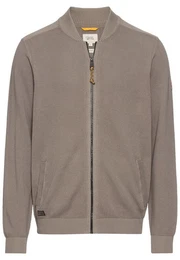 Strickjacke aus zertifiziertem organic Cotton Stehkragen