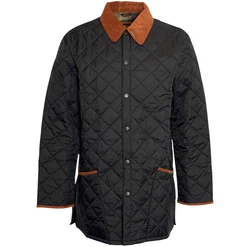 Barbour Steppjacke 30th Anniversary Liddesdale Dunkelgrün/Schwarz
