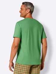Witt Schlafanzug-Shirt Türkis/Neonfarben/Grün
