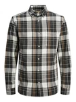 Jack & Jones Langarmhemd JPRBlu Brook Schwarz/Dunkelgrün/Grau/Gelb/Braun/Beige