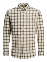 Langarmhemd JPRBLUBROOK CHECK STRUCTURE L/S SHIRT SN