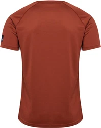 NewLine T-Shirt Nwlcharge Mesh Orange/Braun/Rot