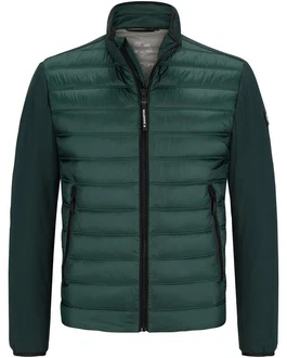 Milestone Steppjacke Hybrid-Jacke MsLewis Dunkelgrün/Grün