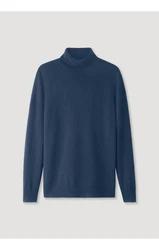 Hessnatur Strickpullover aus Schurwolle mit Kaschmir 
