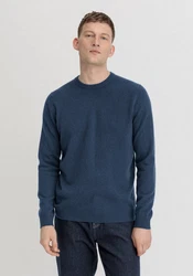 Hessnatur Strickpullover aus Schurwolle mit Kaschmir (1-tlg) 