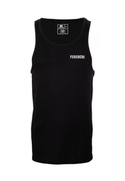 T-Shirt Tanktop mit Logo auf Brust und Rcken