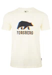 FORSBERG T-Shirt mit Anaglyph-Logo schwarz