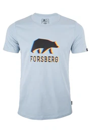 T-Shirt mit schwarzem Anaglyph-Logo