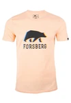 FORSBERG T-Shirt mit Anaglyph-Logo schwarz