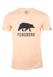 FORSBERG T-Shirt mit Anaglyph-Logo schwarz