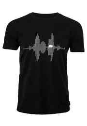 T-Shirt mit Audiowelle