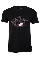 FORSBERG T-Shirt mit Polygonraster-Logo 