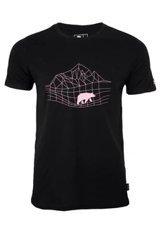 FORSBERG T-Shirt mit Polygonraster-Logo 