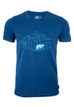 FORSBERG T-Shirt mit Polygonraster-Logo Blau/Hellblau/Dunkelblau