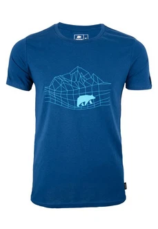 FORSBERG T-Shirt mit Polygonraster-Logo