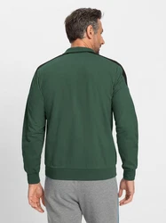 Witt Sweater Sweatjacke Grün/Dunkelgrün