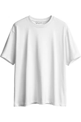 Reichstadt Oversize-Shirt Casual T-Shirt 24RS058 Wei�