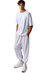 Reichstadt Oversize-Shirt Casual T-Shirt 24RS058 Wei�