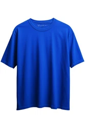 Reichstadt Oversize-Shirt Casual T-Shirt 24RS058 Blau