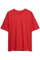 Reichstadt Oversize-Shirt Casual T-Shirt 24RS058 Rot