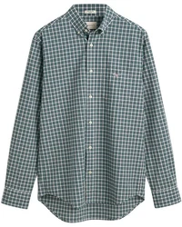 Gant Blusenshirt REG POPLIN SMALL CHECK SHIRT Dunkelgrün/Türkis/Blau/Grau/Grün/Hellblau