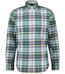 Gant Langarmhemd Herren Freizeithemd Regular Fit Grün/Blau/Hellblau/Dunkelgrün/Mischfarben/Türkis