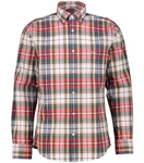 Gant Langarmhemd Herren Freizeithemd Regular Fit Rot/Mischfarben
