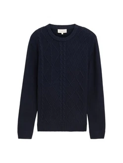 TOM TAILOR Strickpullover mit Zopfmuster