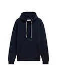 TOM TAILOR Denim Sweatjacke Hoodie mit Logostickerei Dunkelblau/Blau
