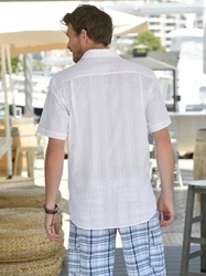 Witt Funktionshemd Hemd Creme/Weiß/Hellblau