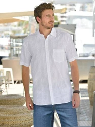 Witt Funktionshemd Hemd Creme/Weiß/Hellblau