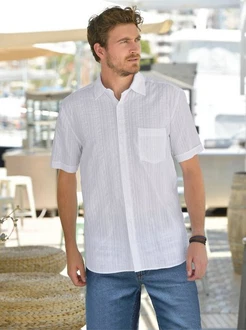 Witt Funktionshemd Hemd Creme/Weiß/Hellblau Witt Funktionshemd Hemd Creme/Weiß/Hellblau