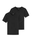 Schiesser Tanktop Herren Shirts (2-tlg) Schwarz/Grau/Dunkelgrau