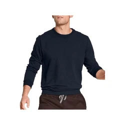 Calida Rundhalspullover Circular Lounge Herren Dunkelblau
