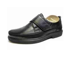 Sioux Slipper PARSIFAL-XXL Schwarz/Braun/Hellblau