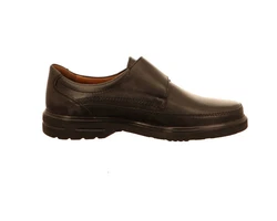 Sioux Slipper PARSIFAL-XXL Schwarz/Braun/Hellblau