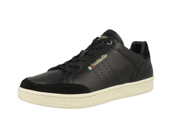Pantofola d'Oro Herren Sneaker Bellagio Low Schwarz/Dunkelgrün