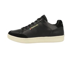 Pantofola d'Oro Herren Sneaker Bellagio Low Schwarz/Dunkelgrün